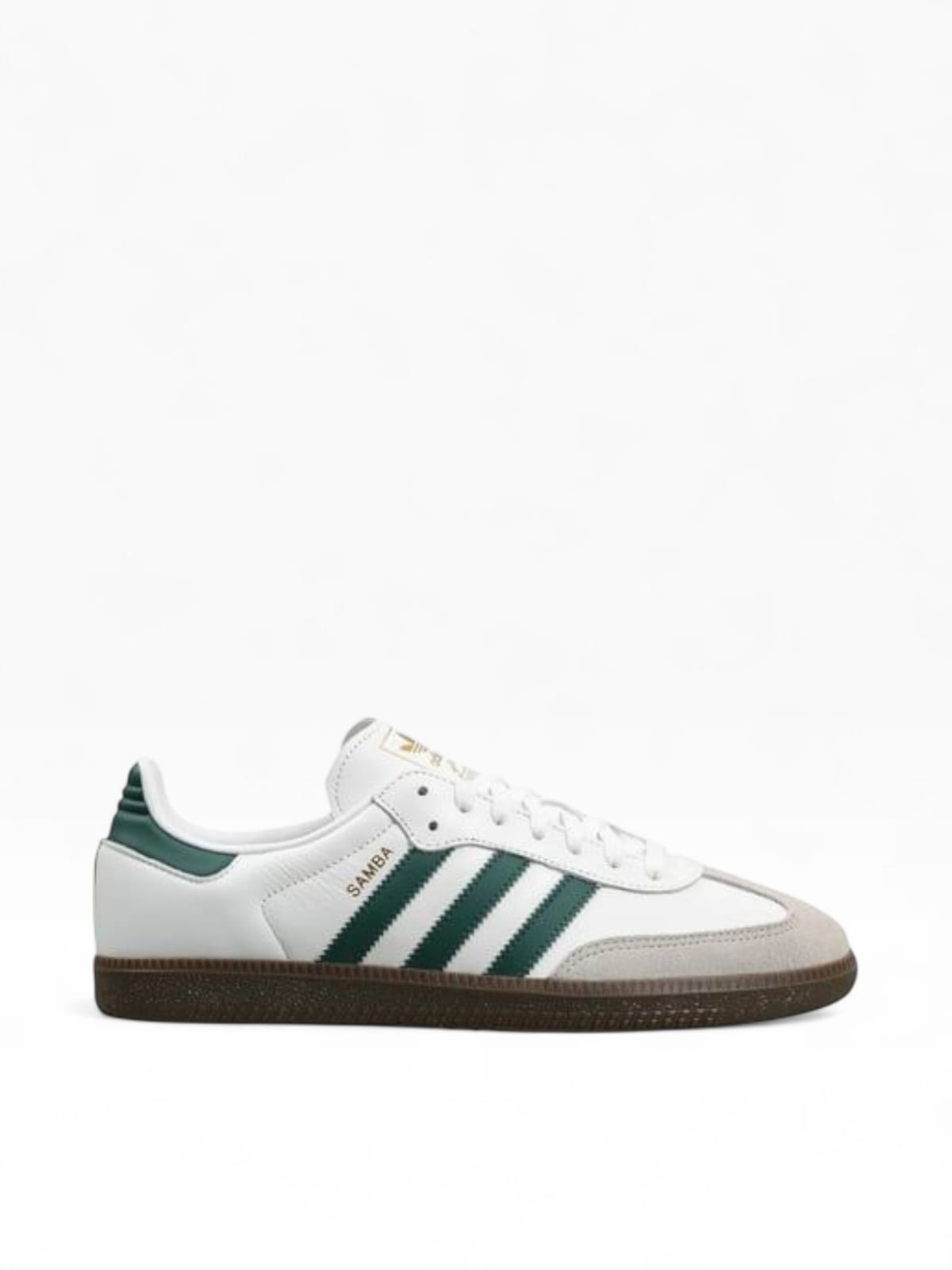 Adidas Samba OG White Green Gum Sole Sneakers